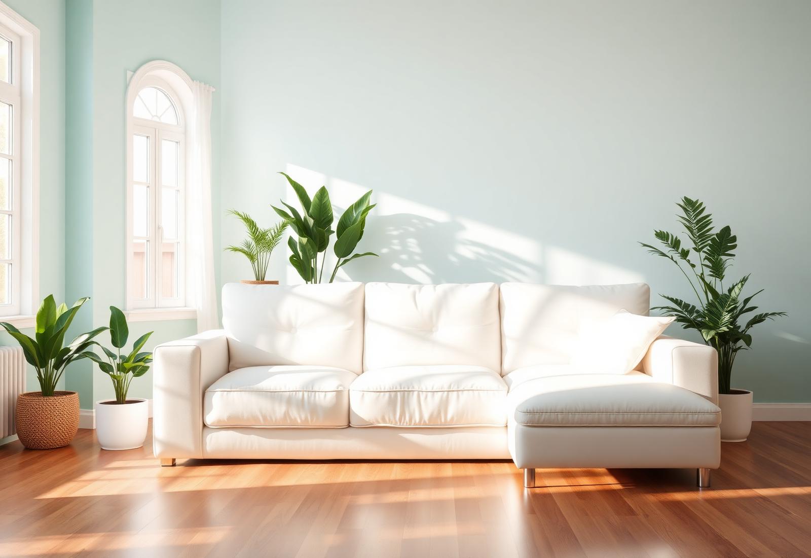 Spotless living room cleaned by Evolution Cleaning